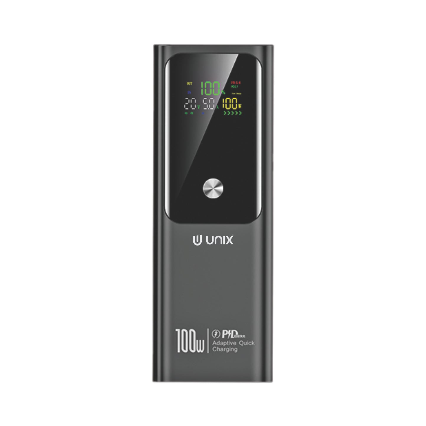 UNIX UX-1522 20000mAh Power Bank with 100W PD, Dual Type-C Ports & Digital Display