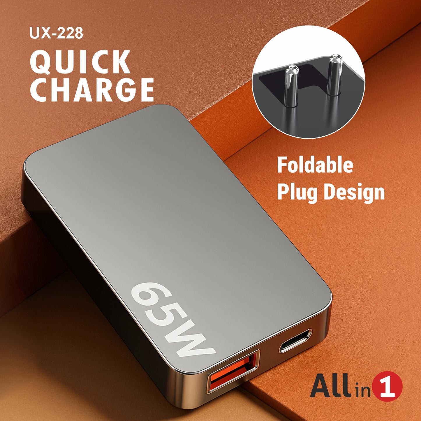 Unix UX-228 Ultra Slim Fast Charger