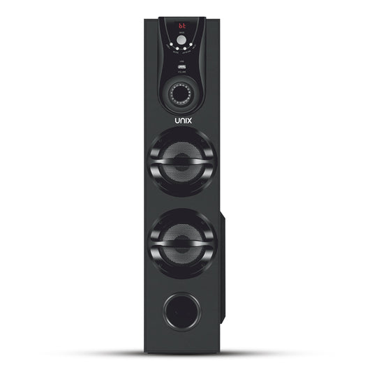 UNIX Boom 24 Sound Tower Speaker – 50W Power, Extra Bass Woofer, Multiple Connectivity & Remote