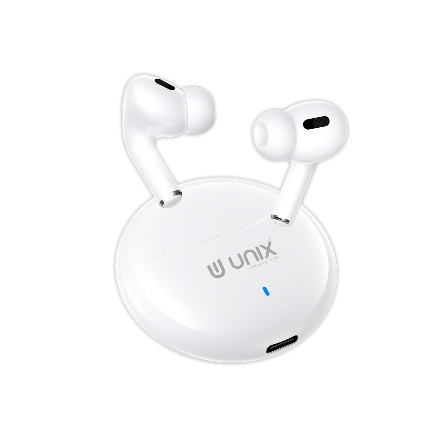 UNIX UX-HP10 Tango Compact TWS Earbuds – 40 Hours Playtime, Precise Bass & Touch Controls