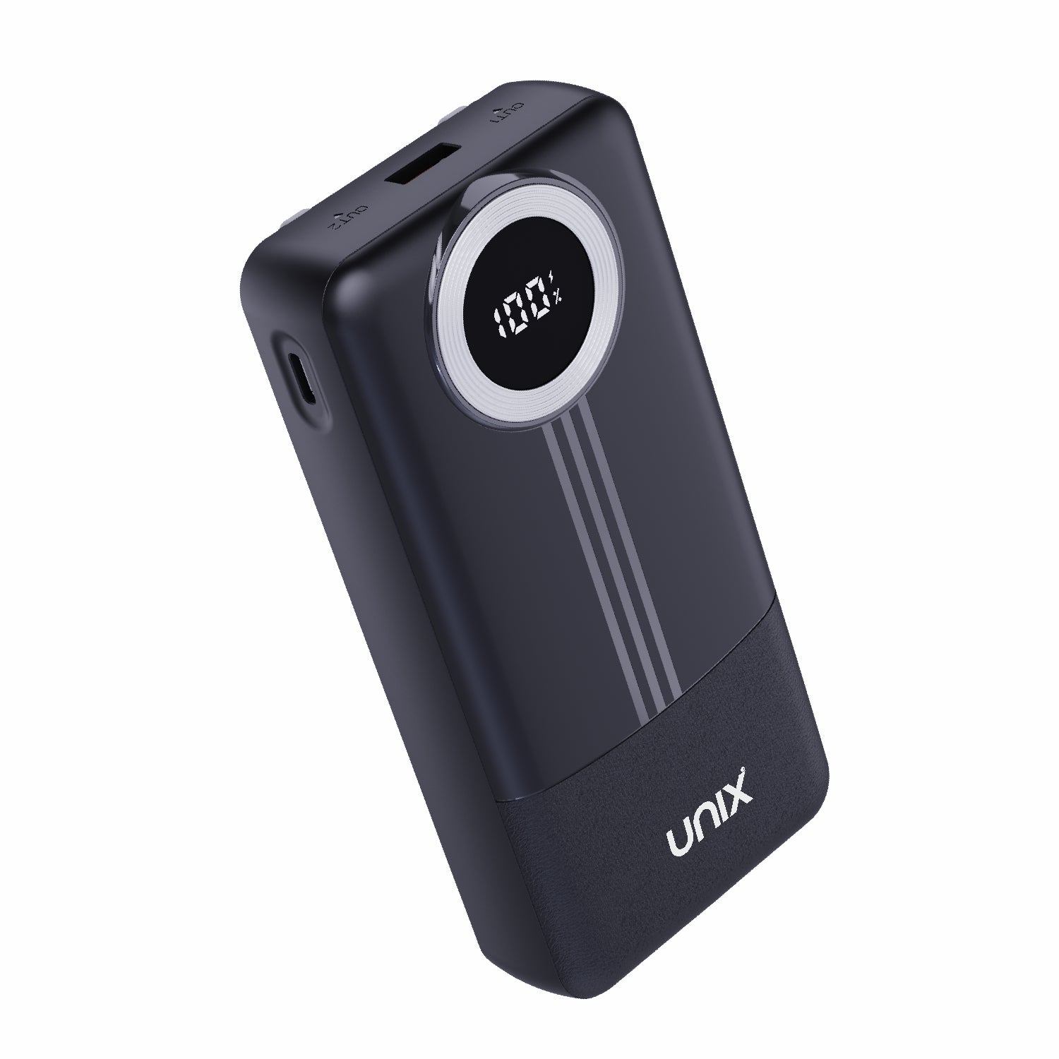 UNIX UX-1536 20000mAh Power Bank – Built-In Cables, Digital Display & 22.5W Fast Charging