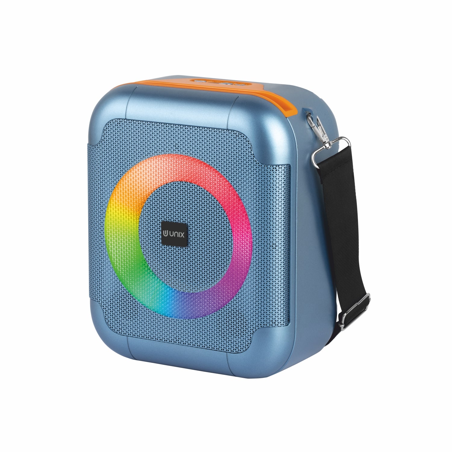 UNIX Q Box XB-U66 – 20W RGB Wireless Speaker with TWS, Super Bass & 15H Playtime