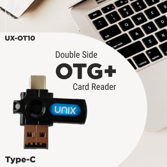 Unix OT10 Dual Plug OTG + Card Reader