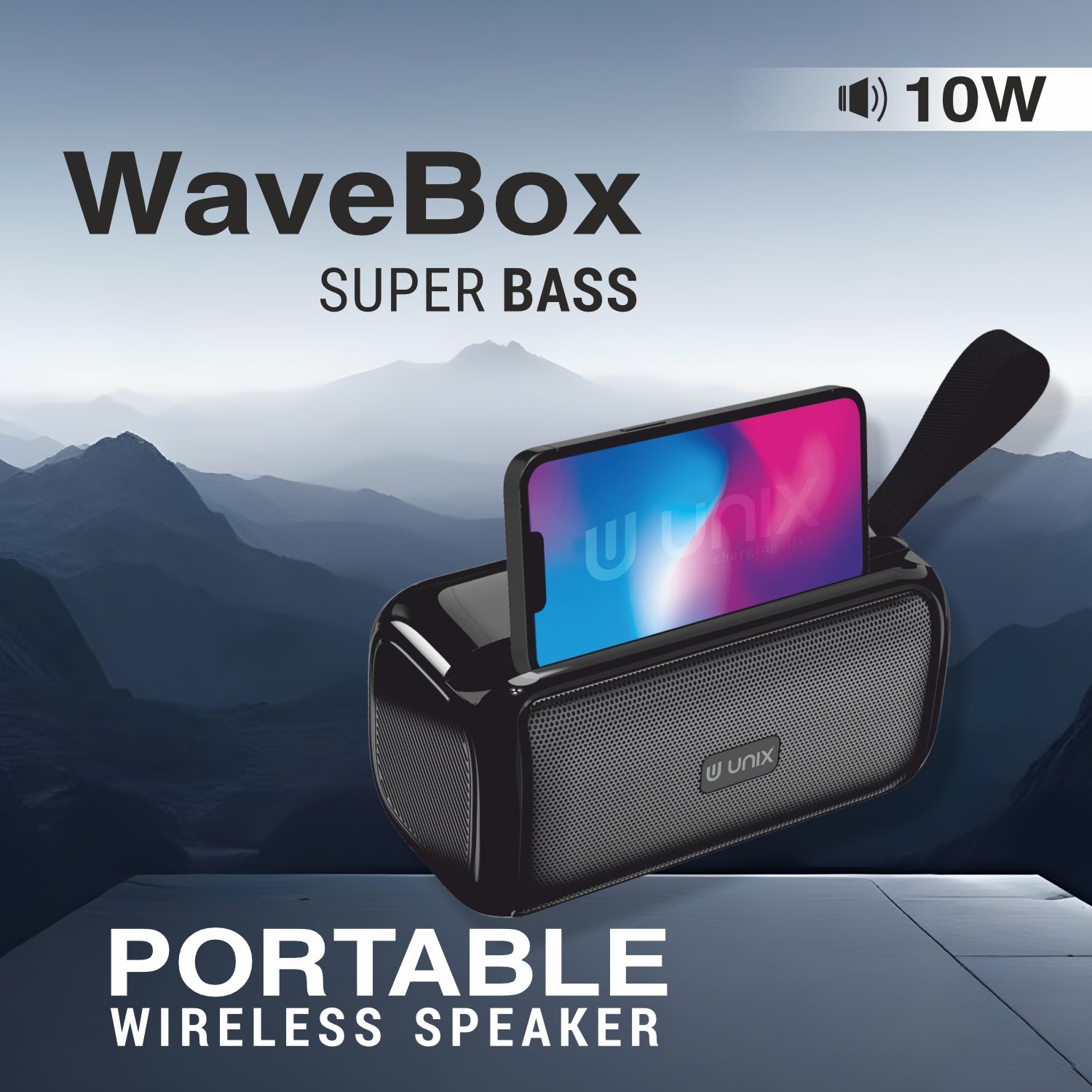 WaveBox 10W Portable Wireless Speaker