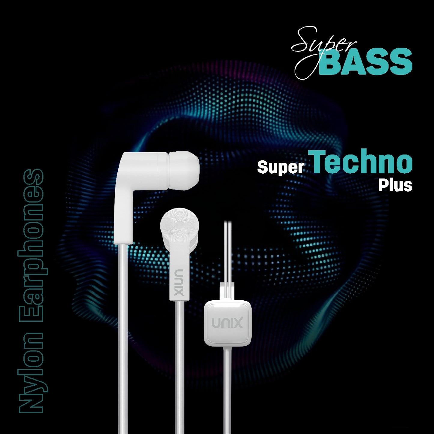 UNIX UX-C3 Wired Earphones äóñ Super Bass & Hi-Fi Stereo Sound for Power Beats