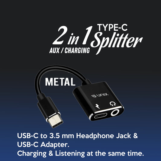 UNIX SC20 2-in-1 Type-C Charging 