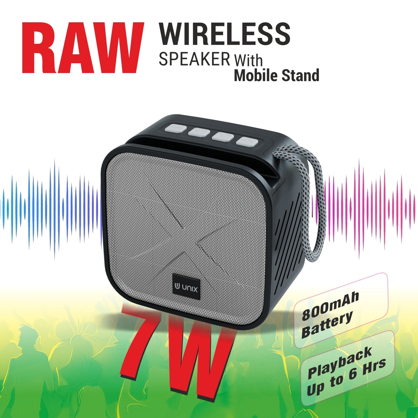 Raw Blast 7W Bluetooth Speaker