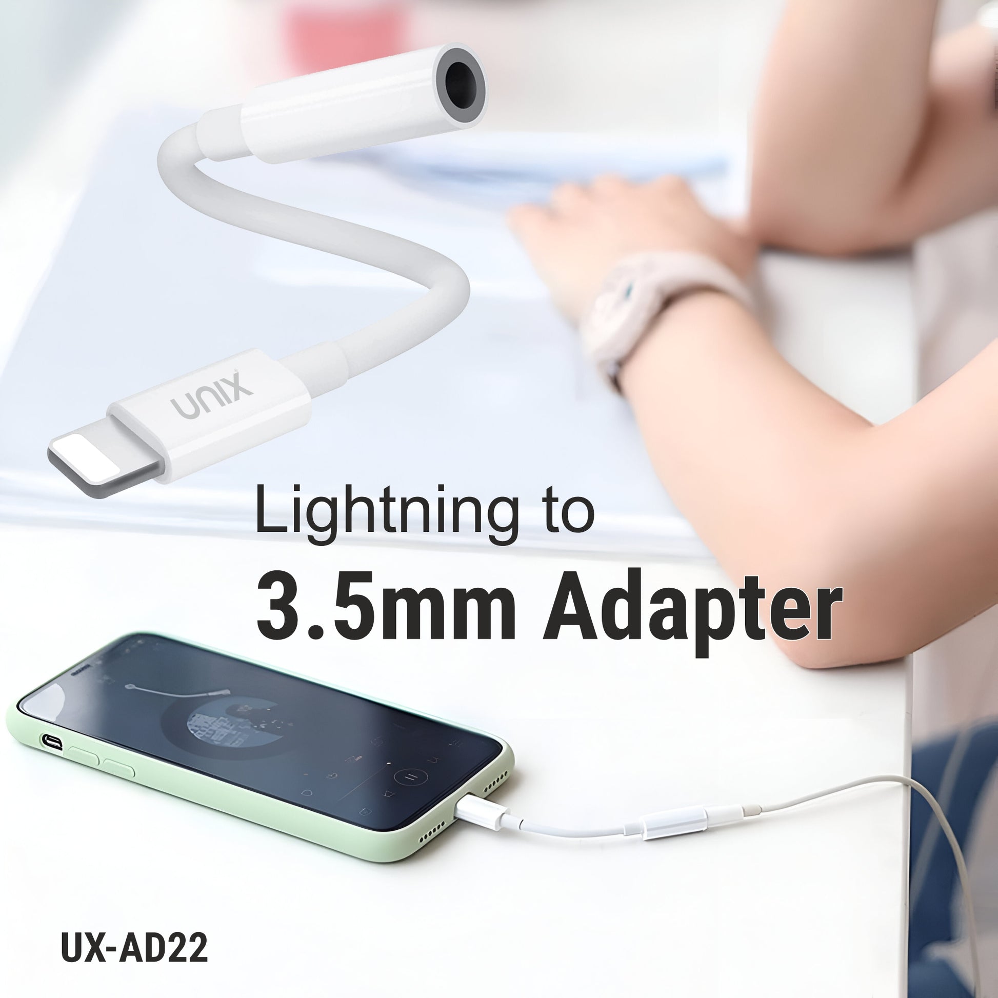 lightning to 3.5mm otg