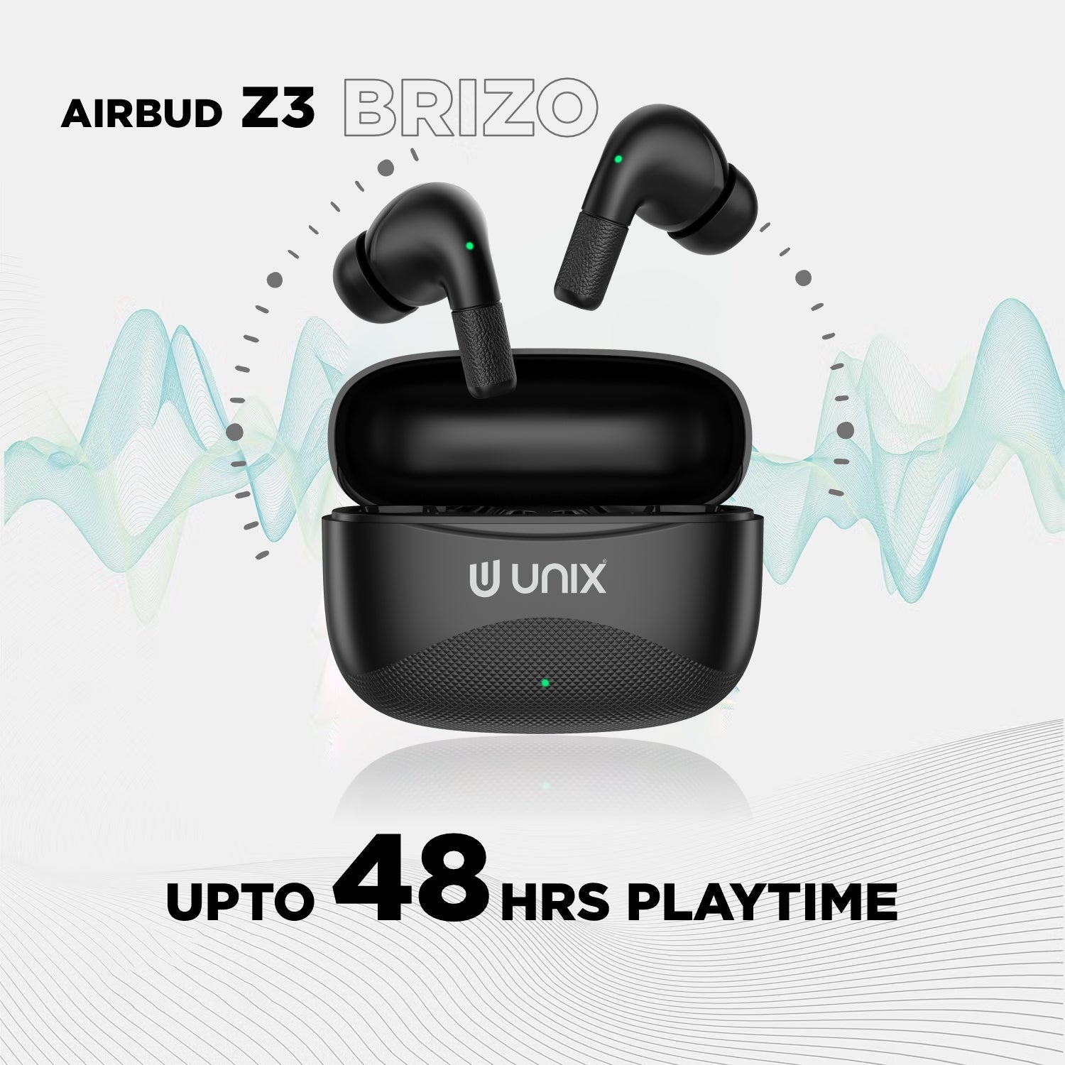 48Hr Playtime, ENC Wireless Earbuds