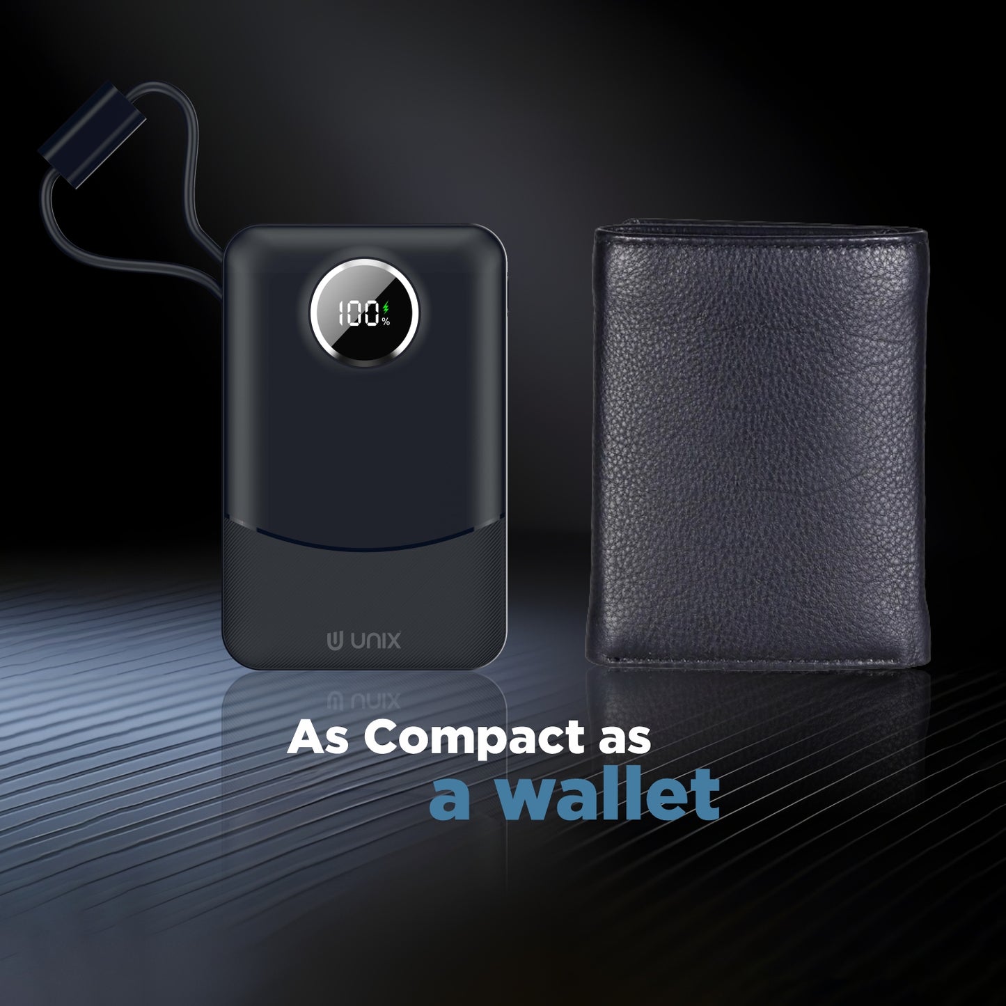 Pocket-friendly portable battery pack perfect for travel