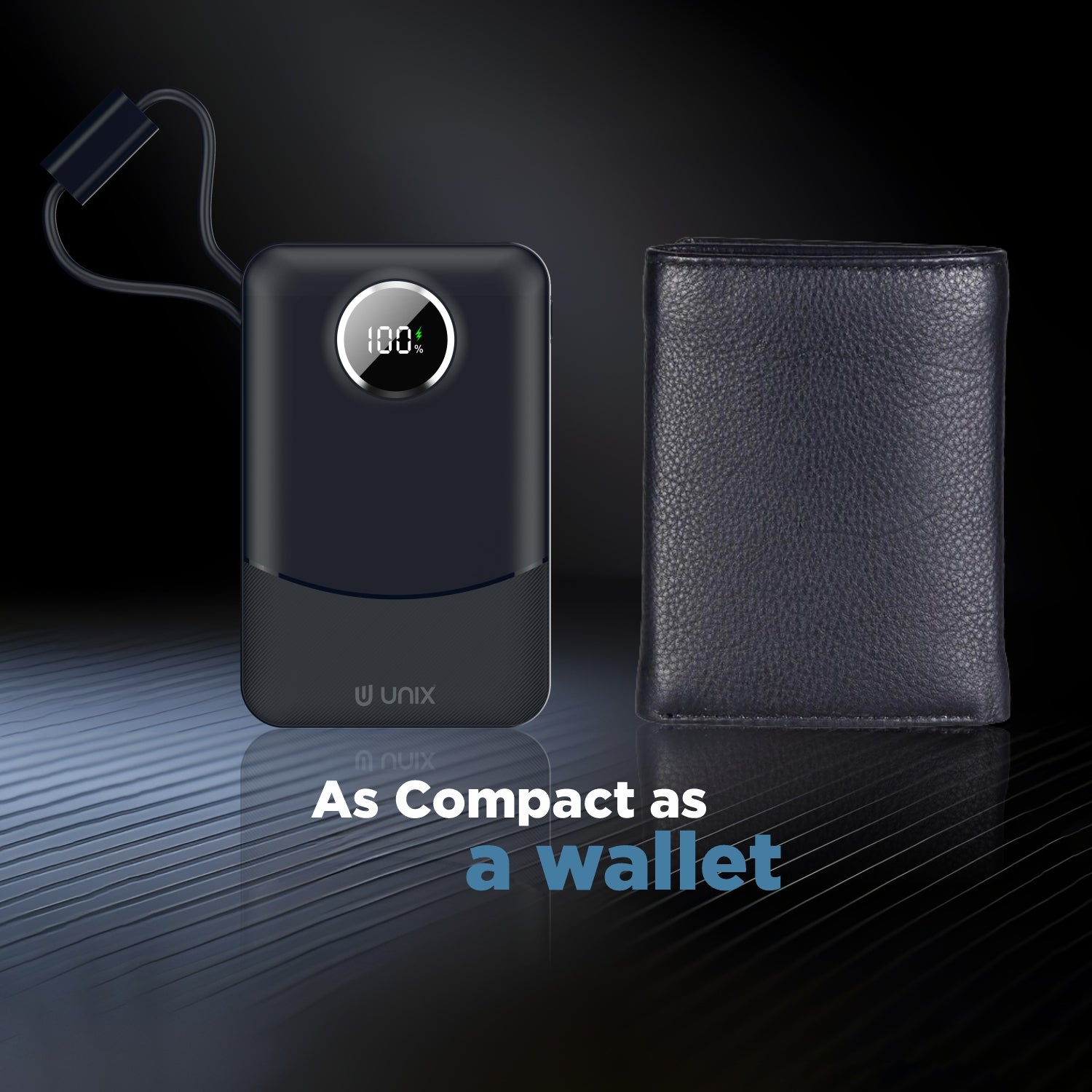 Pocket-friendly portable battery pack perfect for travel