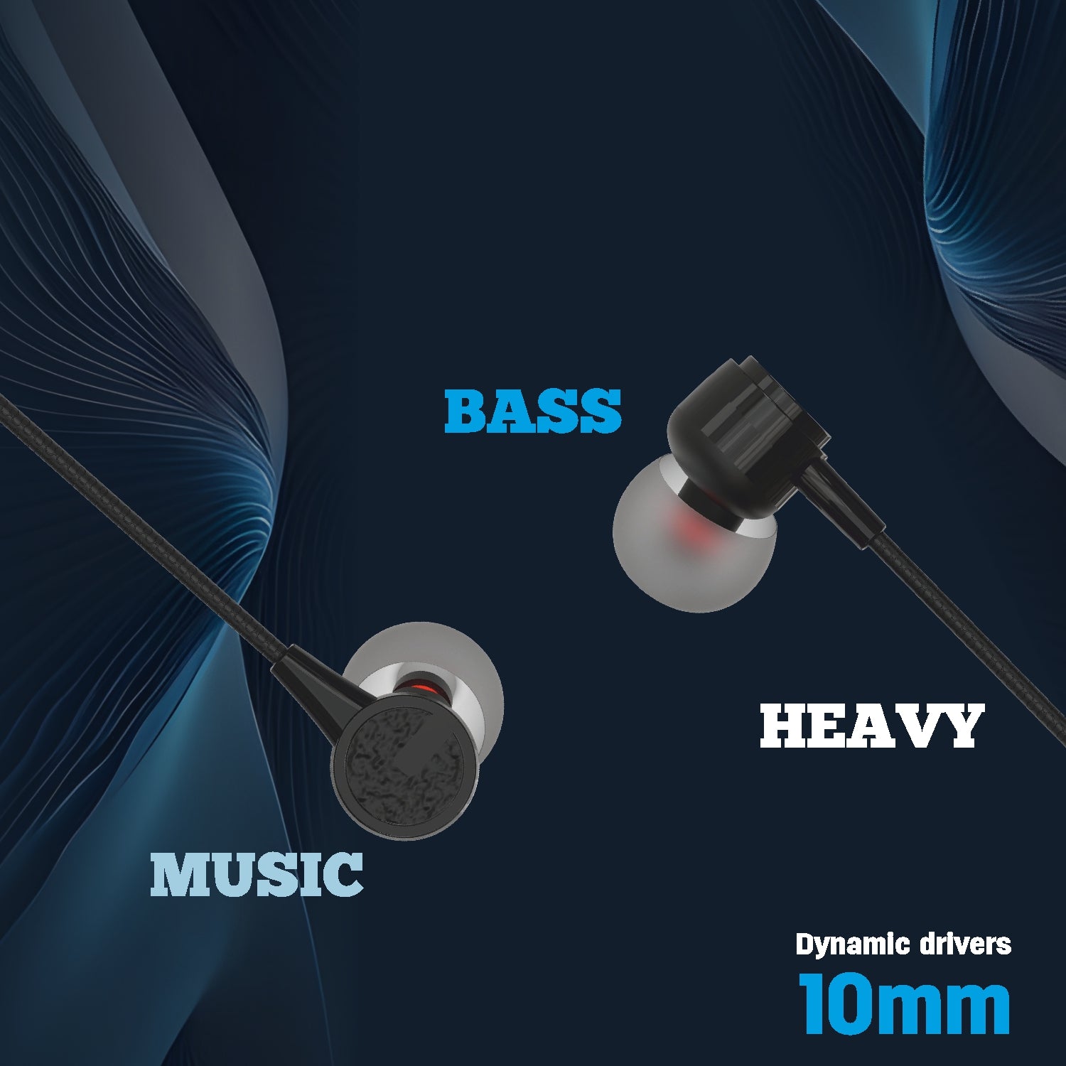 Wired Earphones with Mic