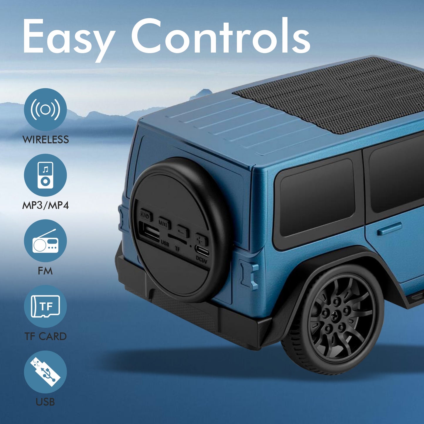 UNIX Jeep Box 10W Wireless Speaker
