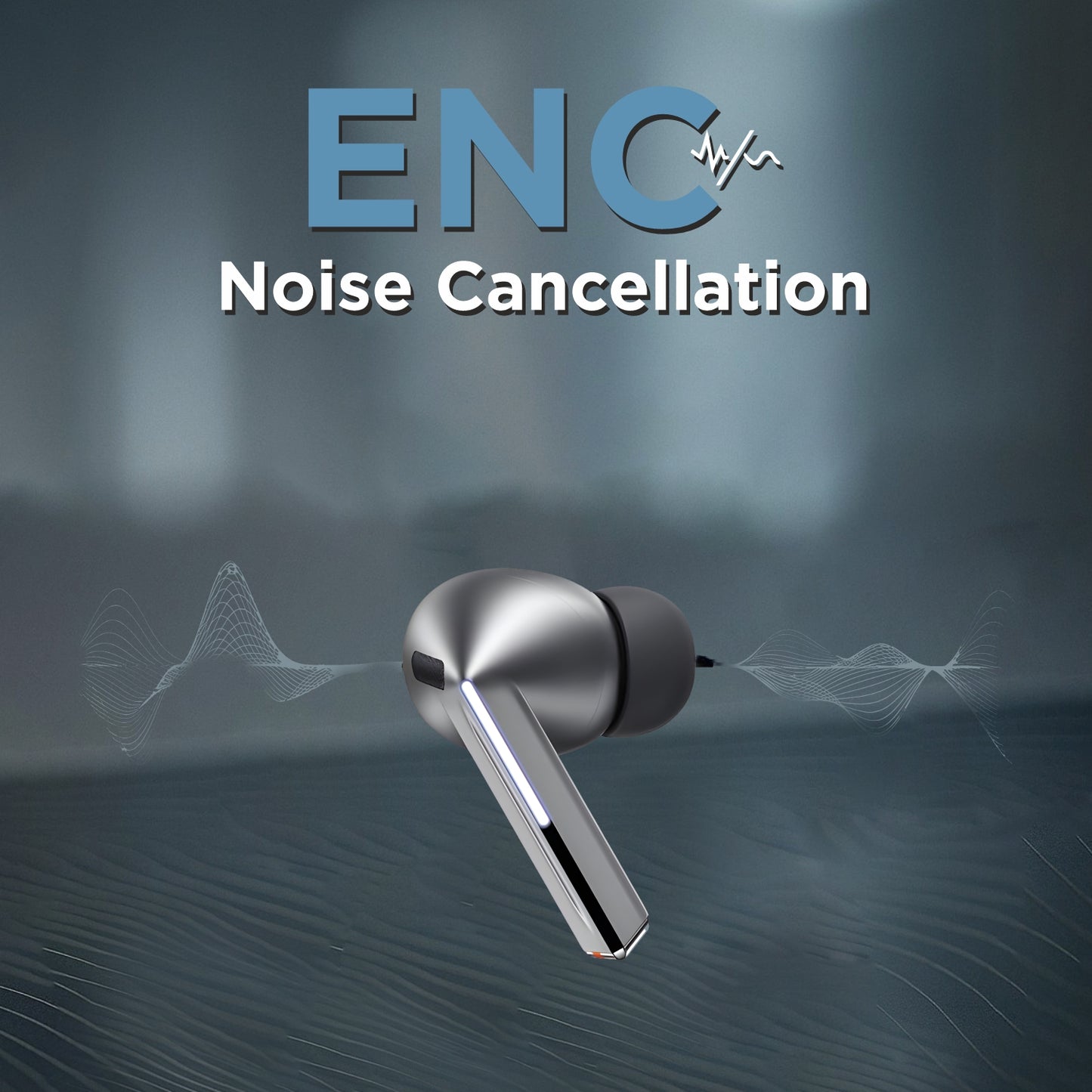 ENC noise cancelling earbuds
