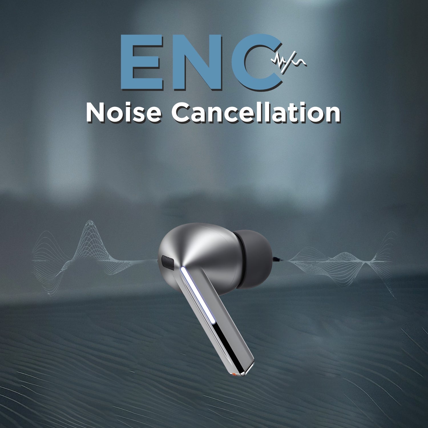 ENC noise cancelling earbuds