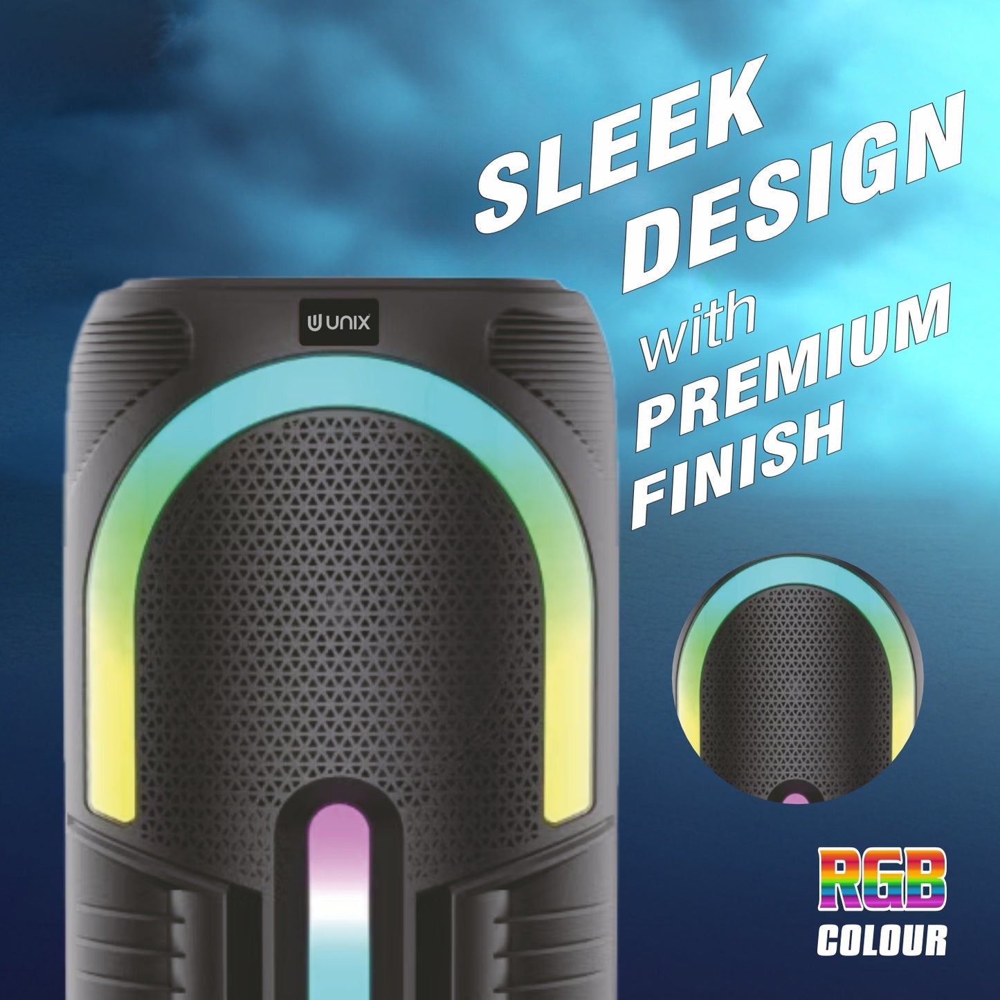 ODC UX-888 40W RGB Party Speaker