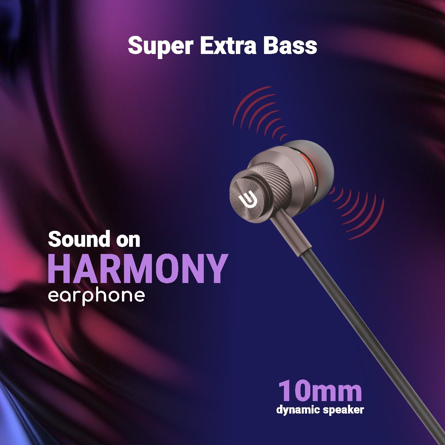 Unix Harmony Type-C Wired Earphones - Superb Sound and Comfort in Harmony