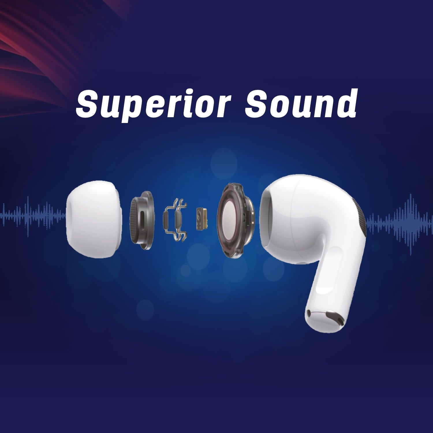 Unix UX-666 TWS Earbuds Superior sound