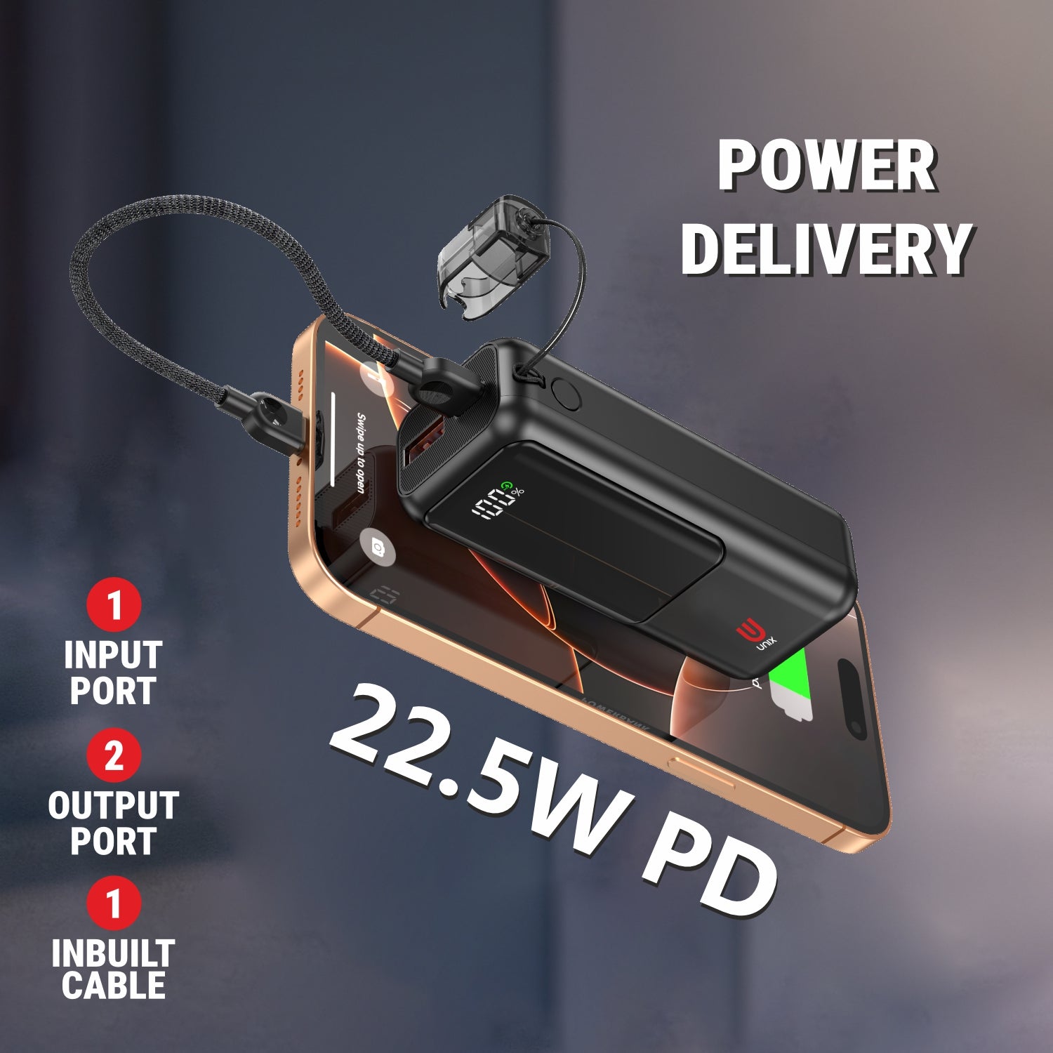 UNIX VOLTRO 10000mAh Power Bank