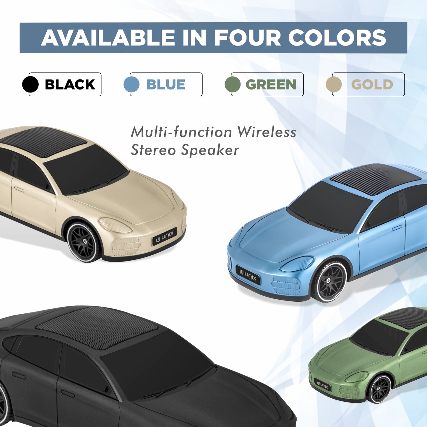 Unix Sedance 10W Portable Wireless Speaker with USB, TF & FM – 8H Playtime