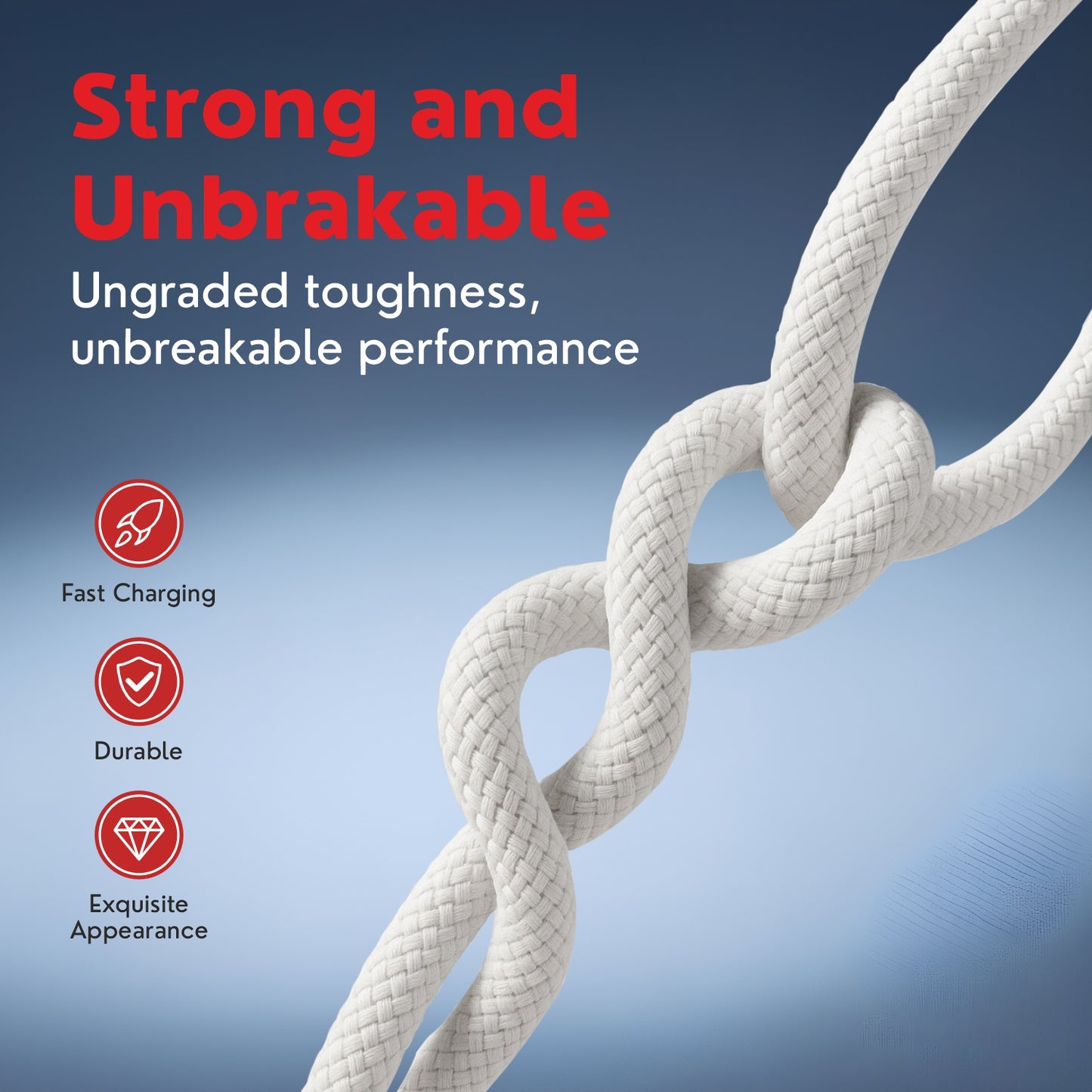 UNIX UX-R200 45W Fast Charging Nylon Cable