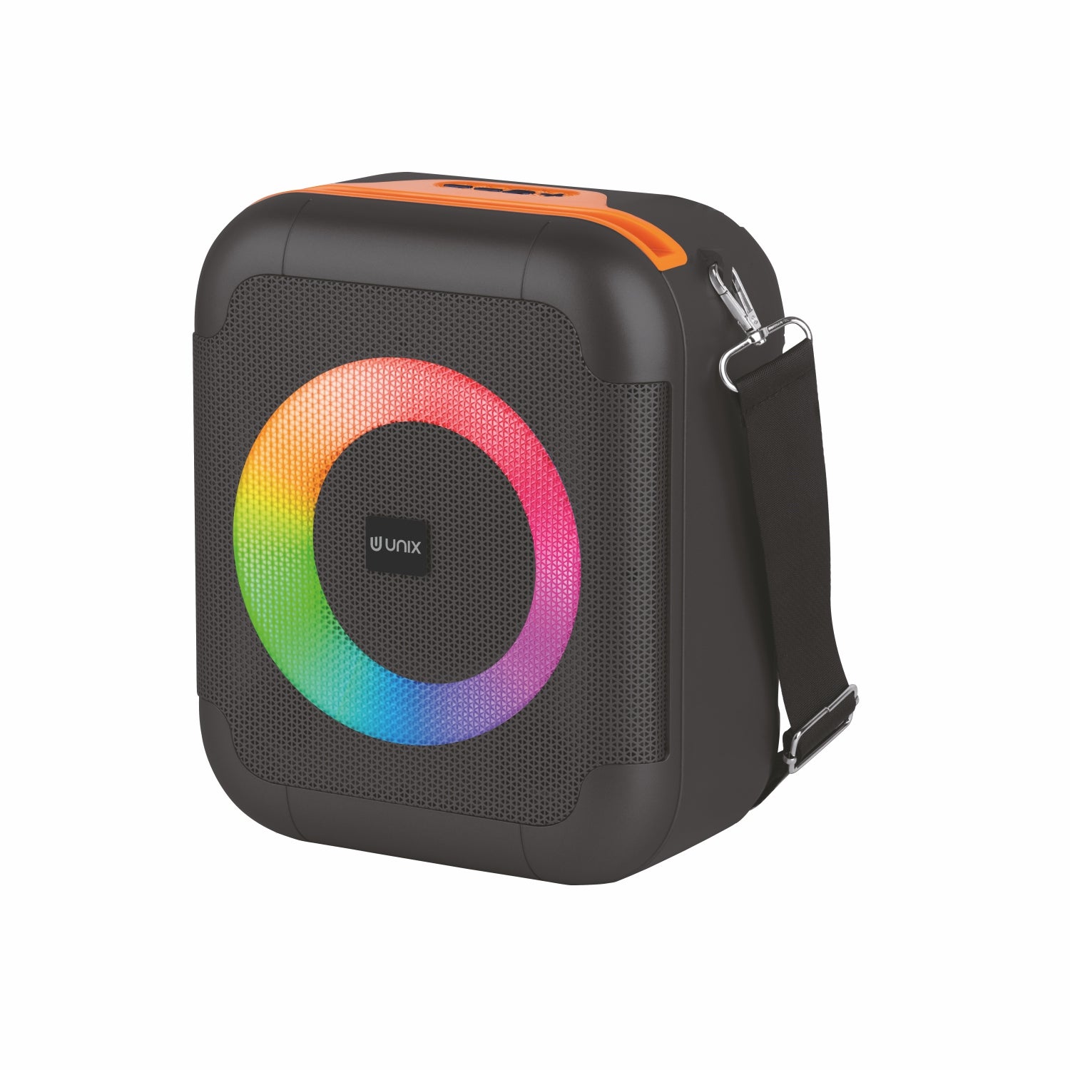 UNIX Q Box XB-U66 – 20W RGB Wireless Speaker with TWS, Super Bass & 15H Playtime