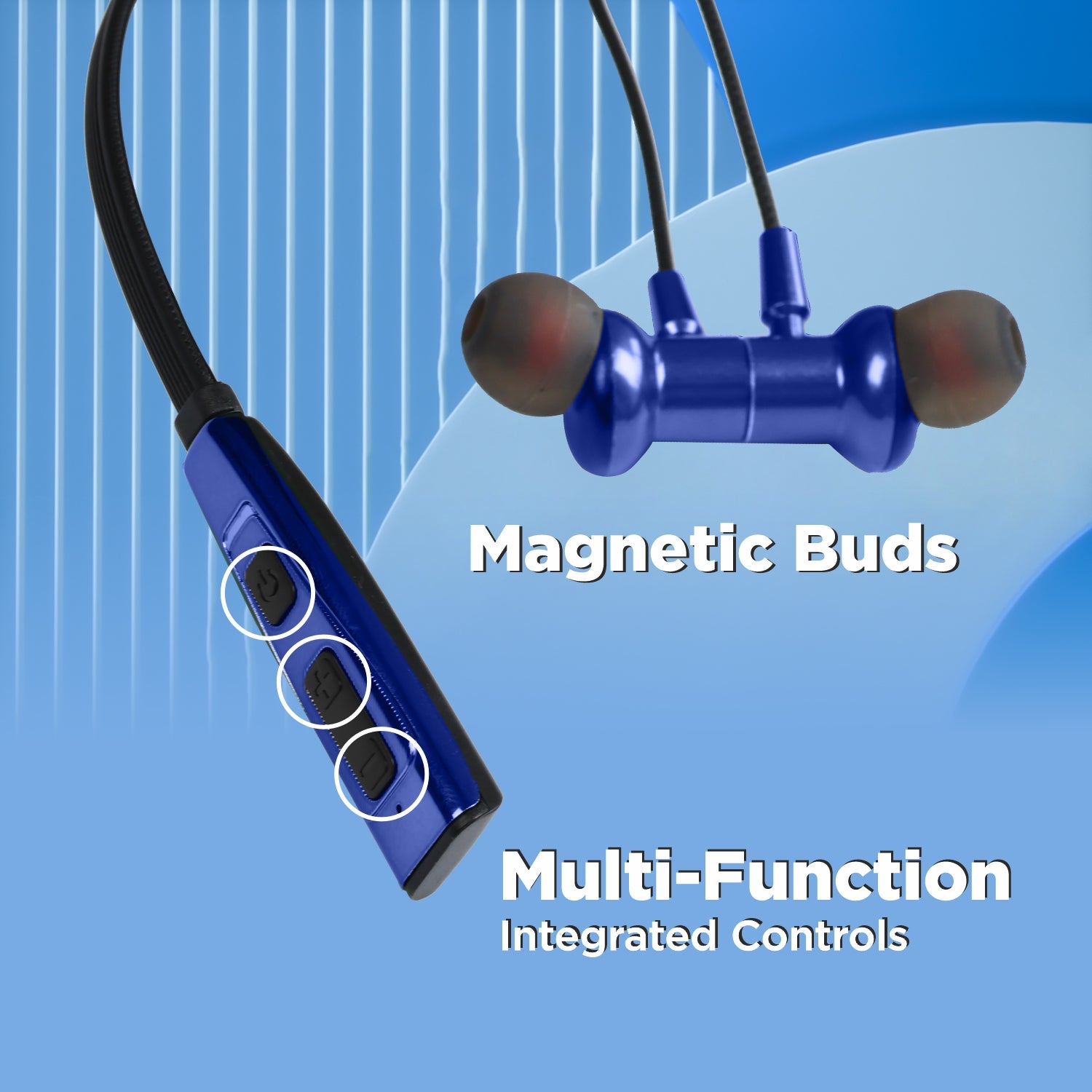 In-line Control Bluetooth Neckband