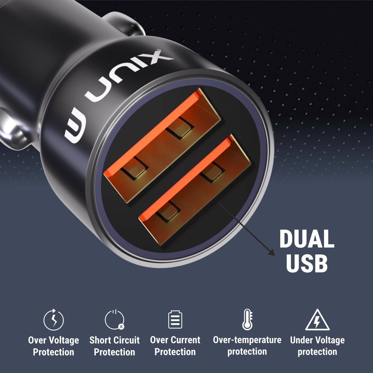 Dual USB 20W Car Charger 