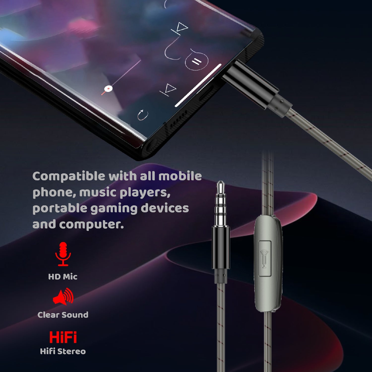 Unix Melodies Earphone äóñ Hi-Fi Stereo, Super Bass & Crystal-Clear Sound