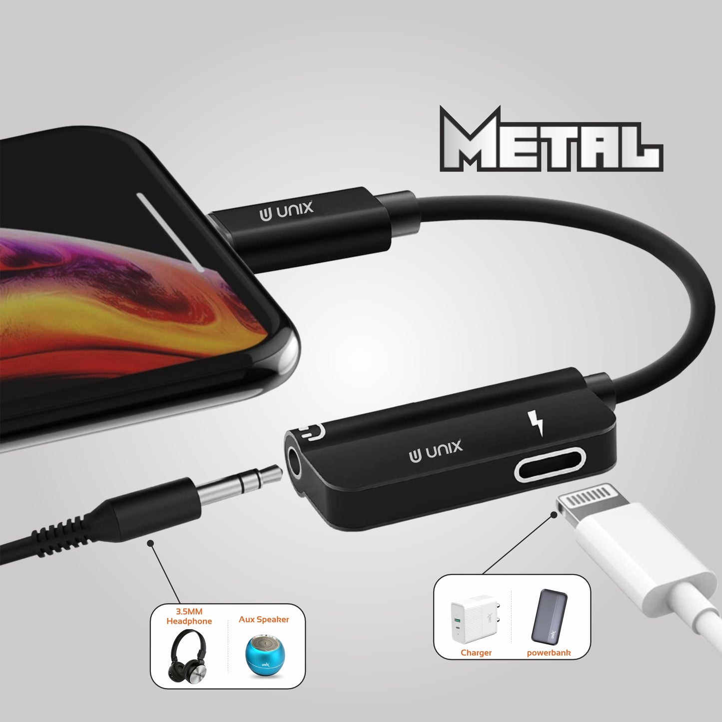 Unix OT i15 Lightning OTG Adapter