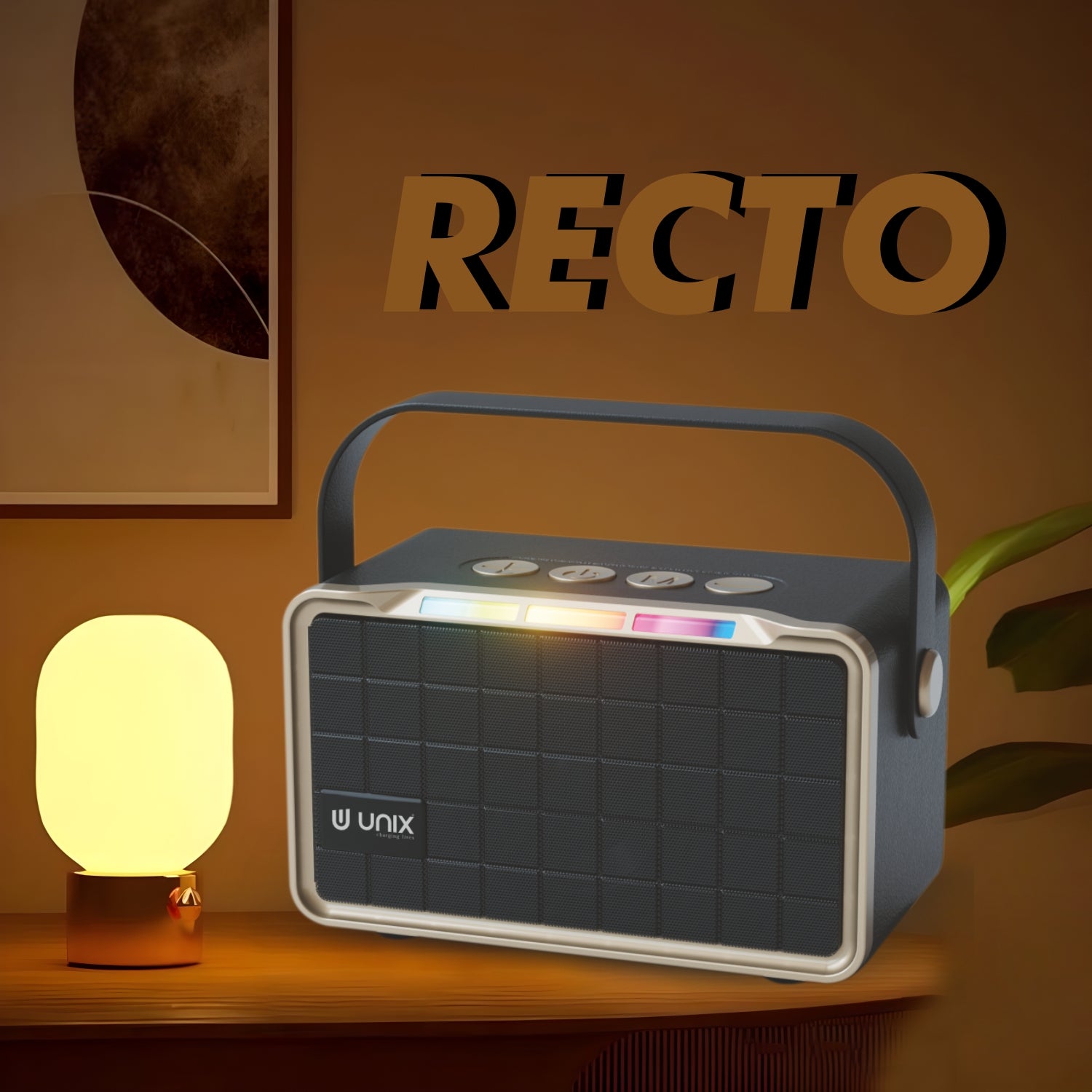 UNIX Recto XB-U22 Multi-Function Wireless Stereo Speaker