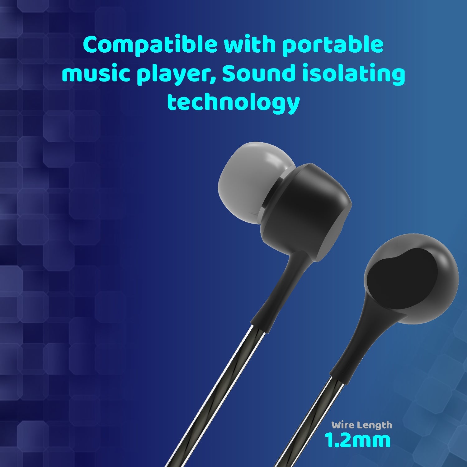 Unix Tempo Earphone – Big Bass, Hi-Fi Stereo & Power Beats for Ultimate Sound