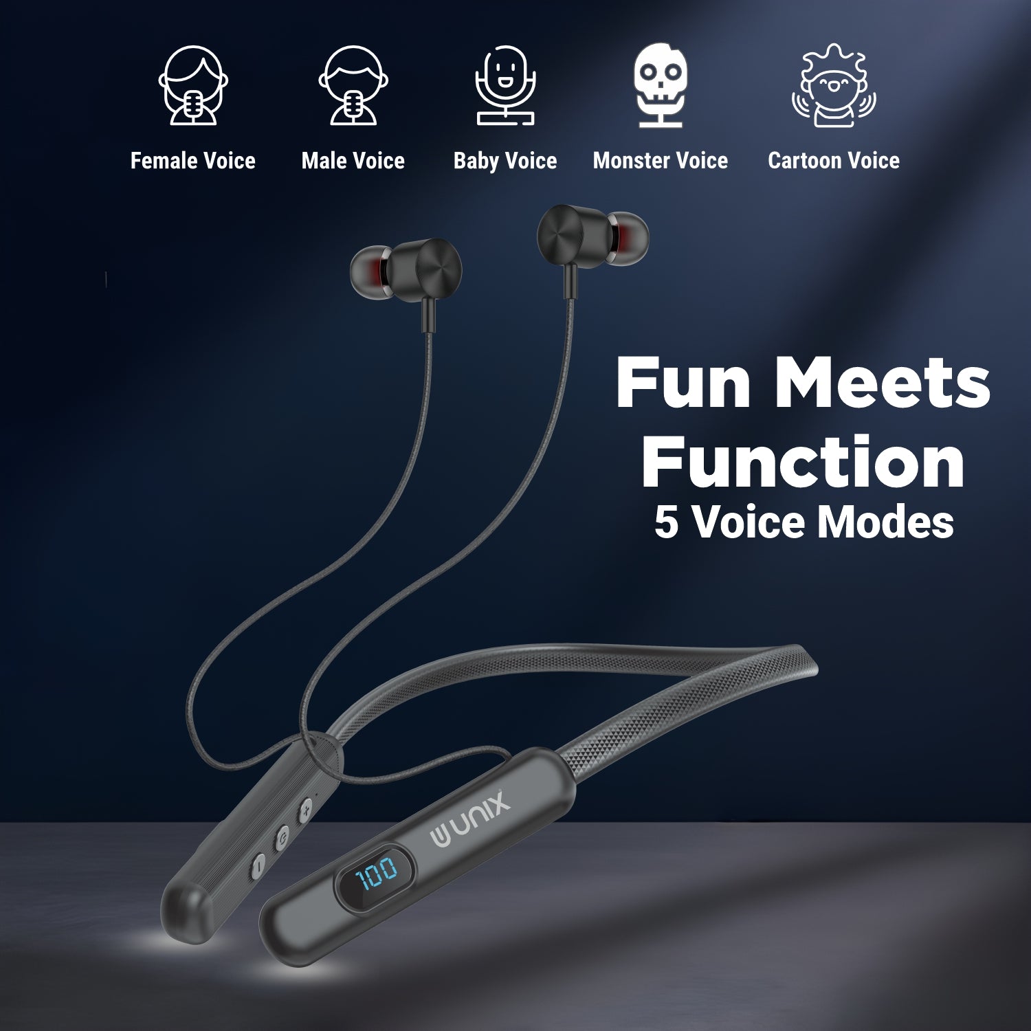 Voice Changing Function – 5 unique modes to make conversations fun and entertaining.