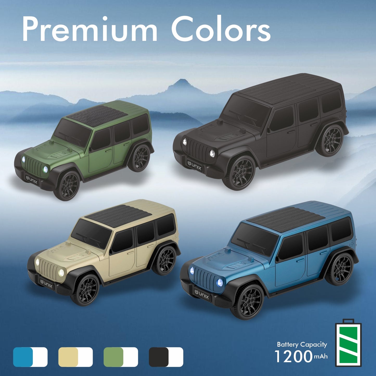 UNIX Jeep Box 10W Wireless Speaker