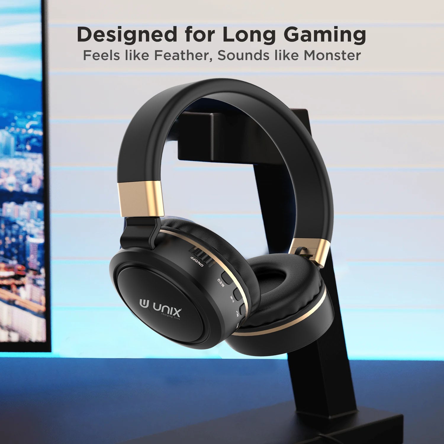 UNIX Elite 9 Bluetooth Headphones äóñ 12-Hour Playback with 40mm Drivers & Soft Earpads - Unixindia.