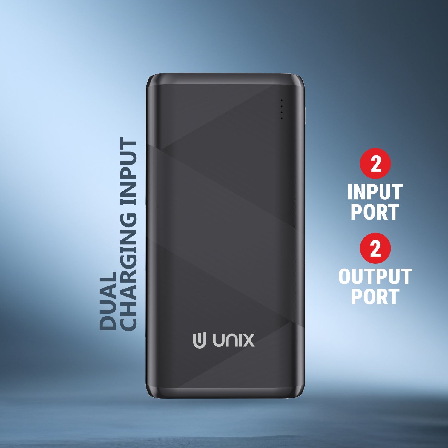 UNIX UX-1509 10000mAh Power Bank – 22.5W PD Fast Charging | Dual Input | Smart Protection