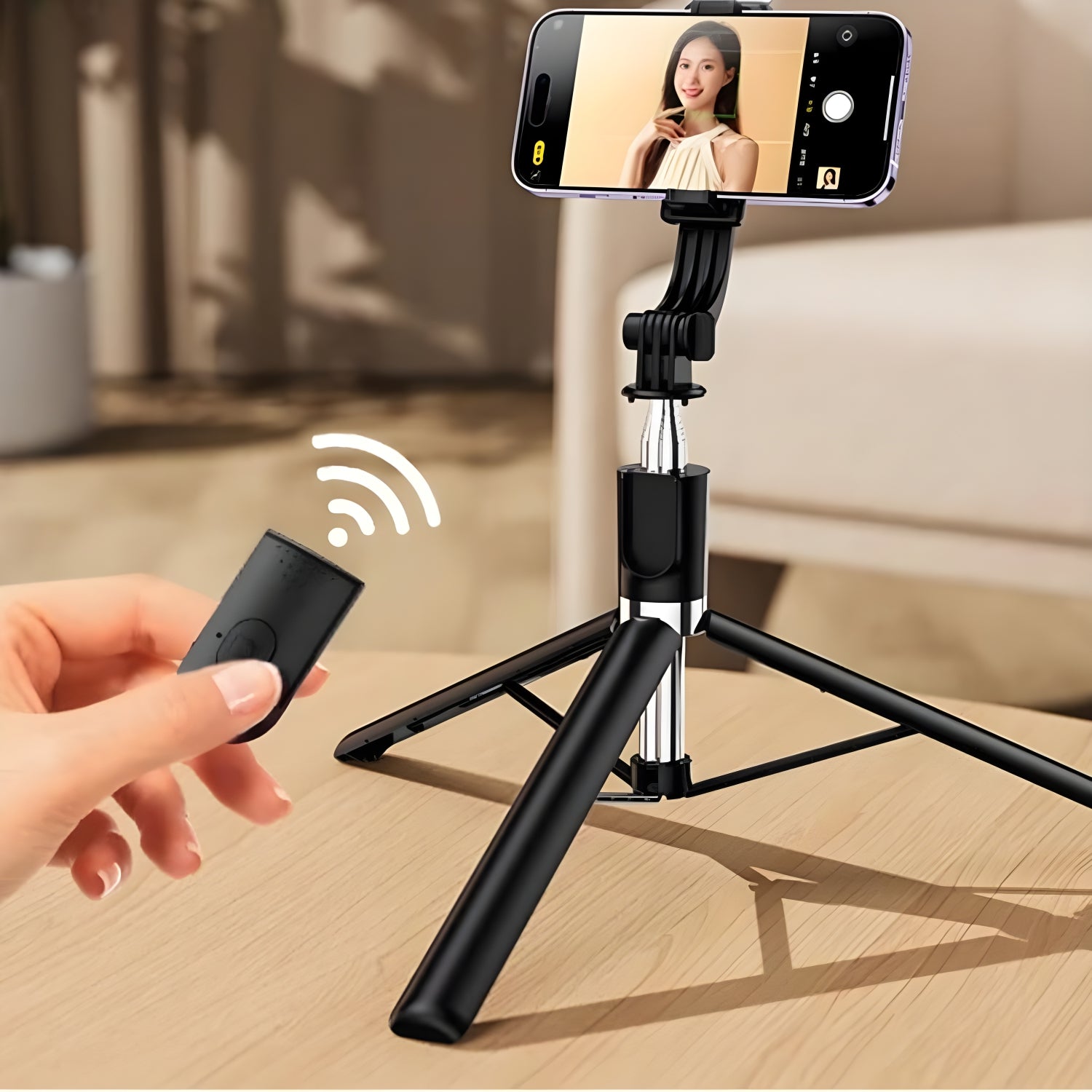 UNIX UX-SF01 Snapz Selfie Stick with Wireless Remote & 120° Rotation