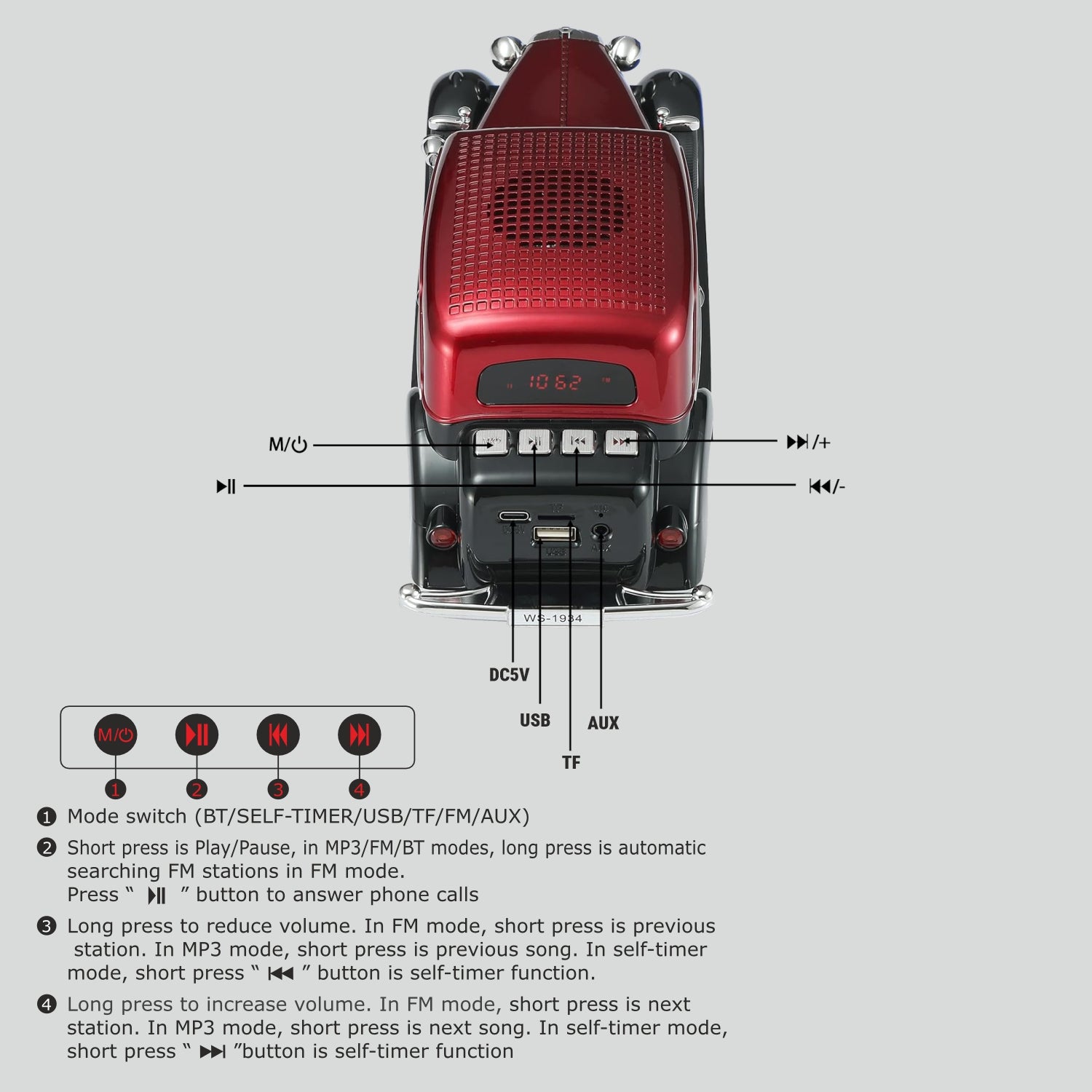 Speaker with FM Radio