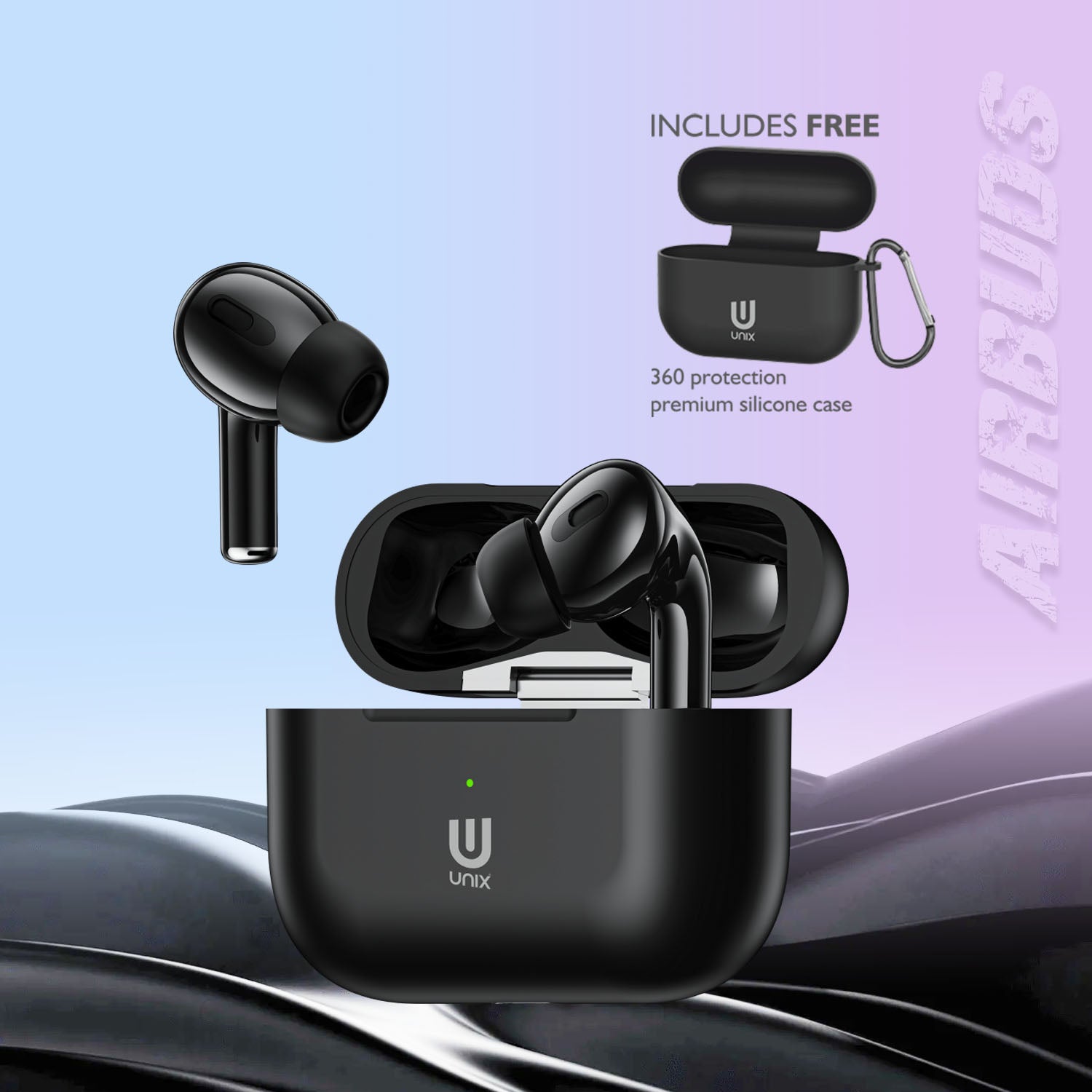 UNIX UX-666 Pro TWS Earbuds – 32-Hour Playtime, 13mm Drivers & Premium Matte Finish