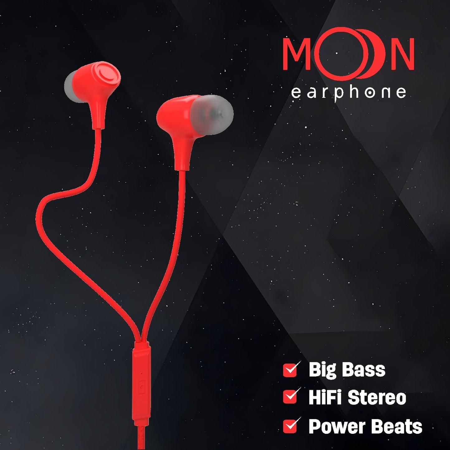 Unix Moon Wired Earphones