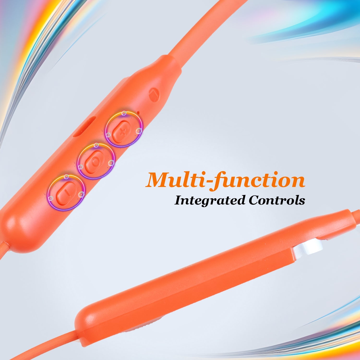 Unix Elite 4 Runx Wireless Neckband äóñ 54H Playtime, ENC, Magnetic On/Off & Multi-Controller - Unixindia.