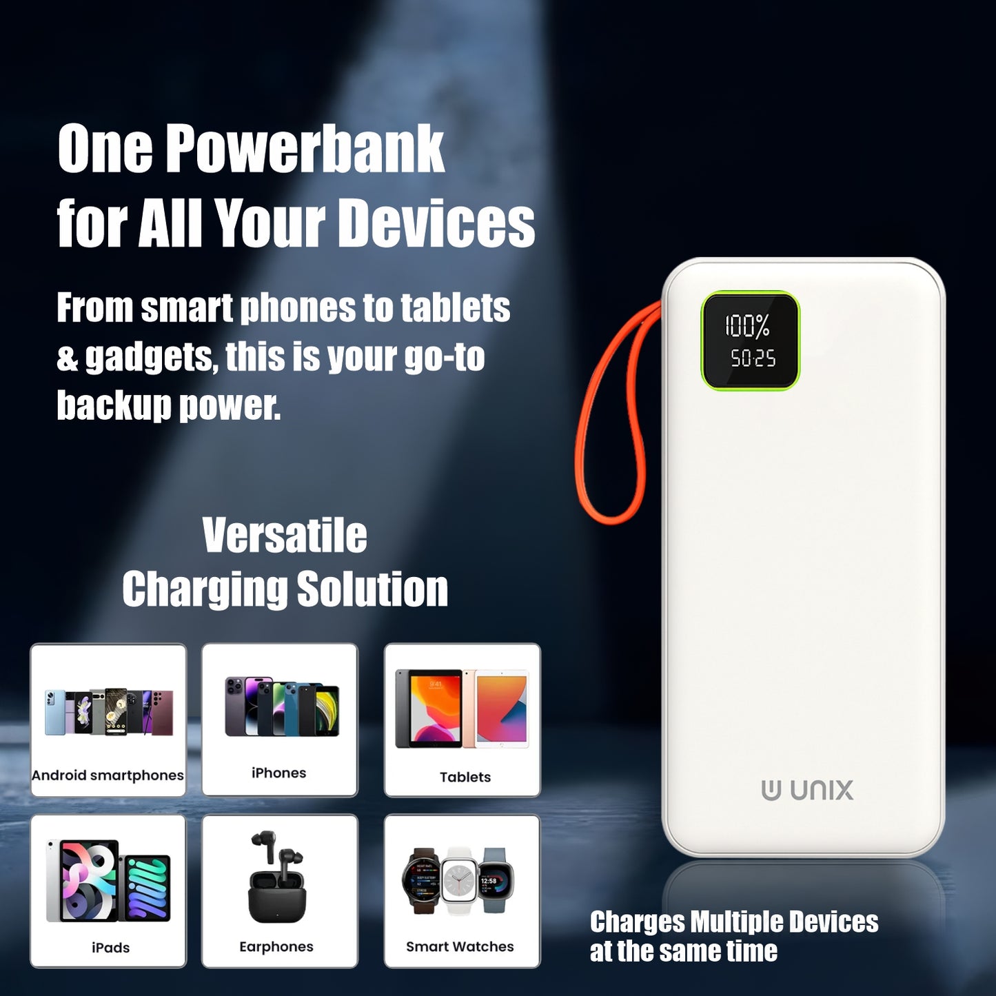 UNIX UX-1511 10000mAh Power Bank