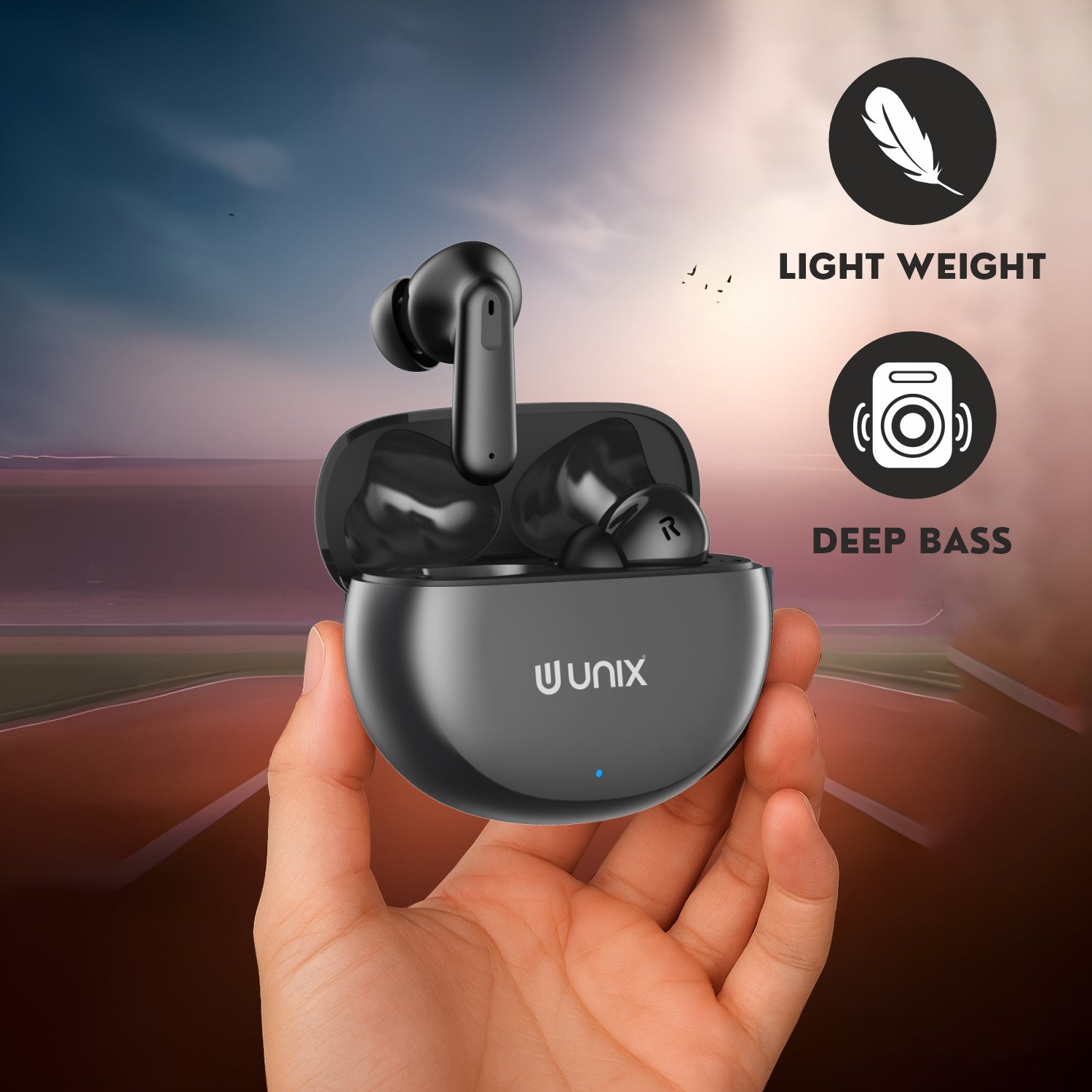 UNIX Airbud Z8 Prime Wireless Earbuds