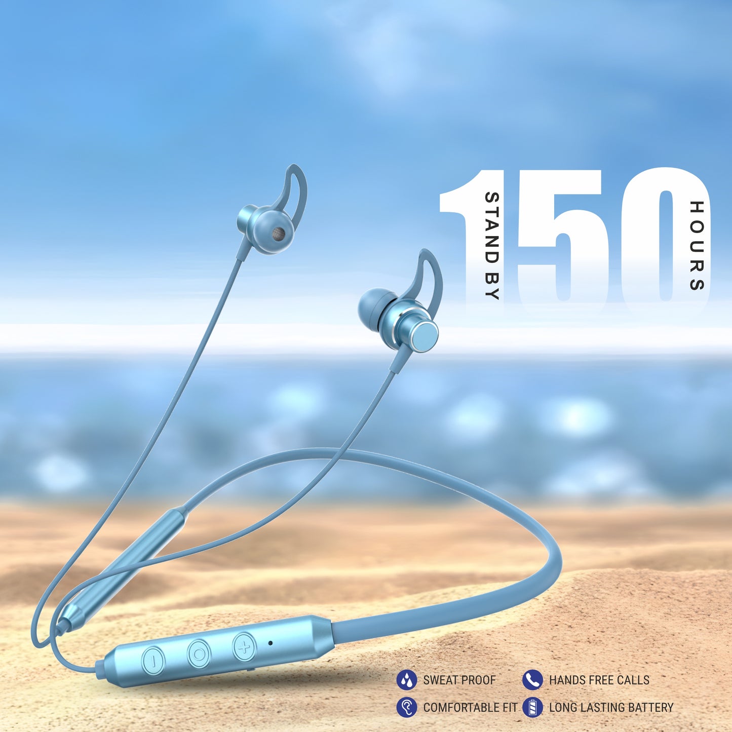 150 Hours of Standby&nbsp;– Long-lasting battery backup for uninterrupted conversations.