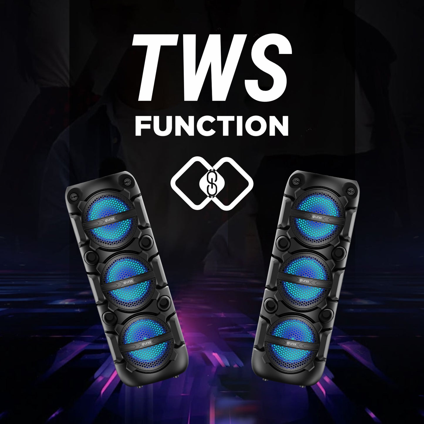 UNIX Amaze 50W Wireless Party Speaker