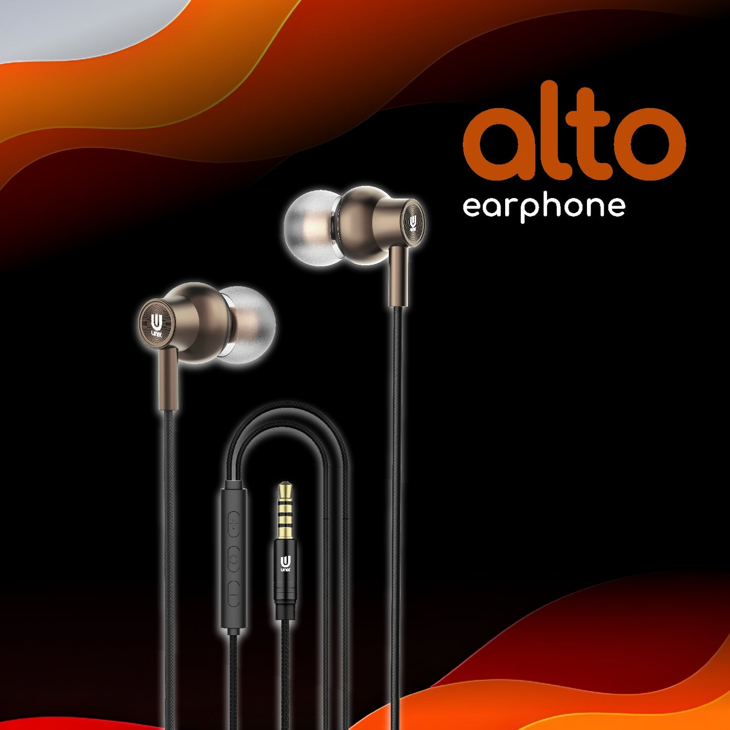 UNIX Alto Wired Earphones UNIXINDIA