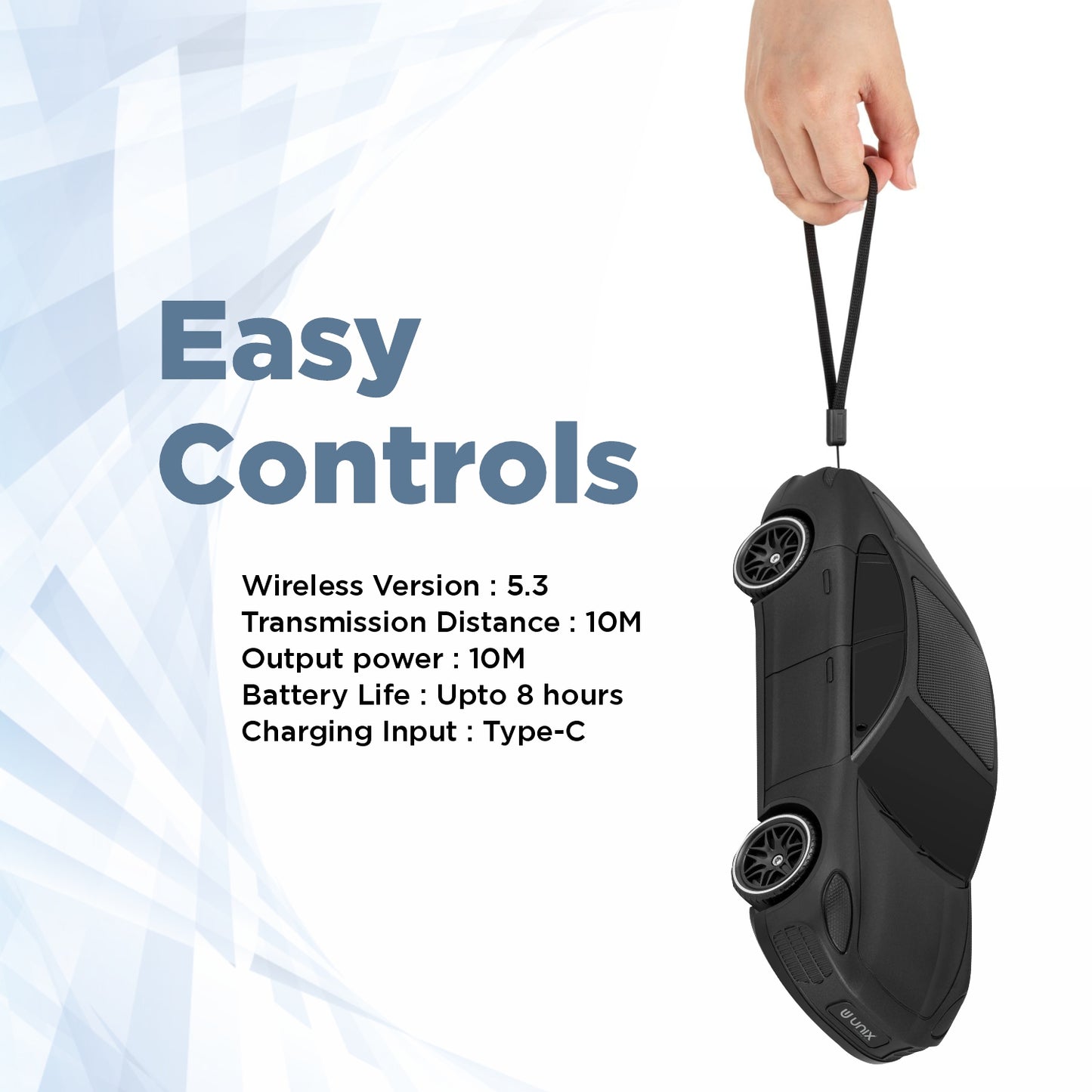 Unix Sedance 10W Portable Wireless Speaker with USB, TF & FM – 8H Playtime