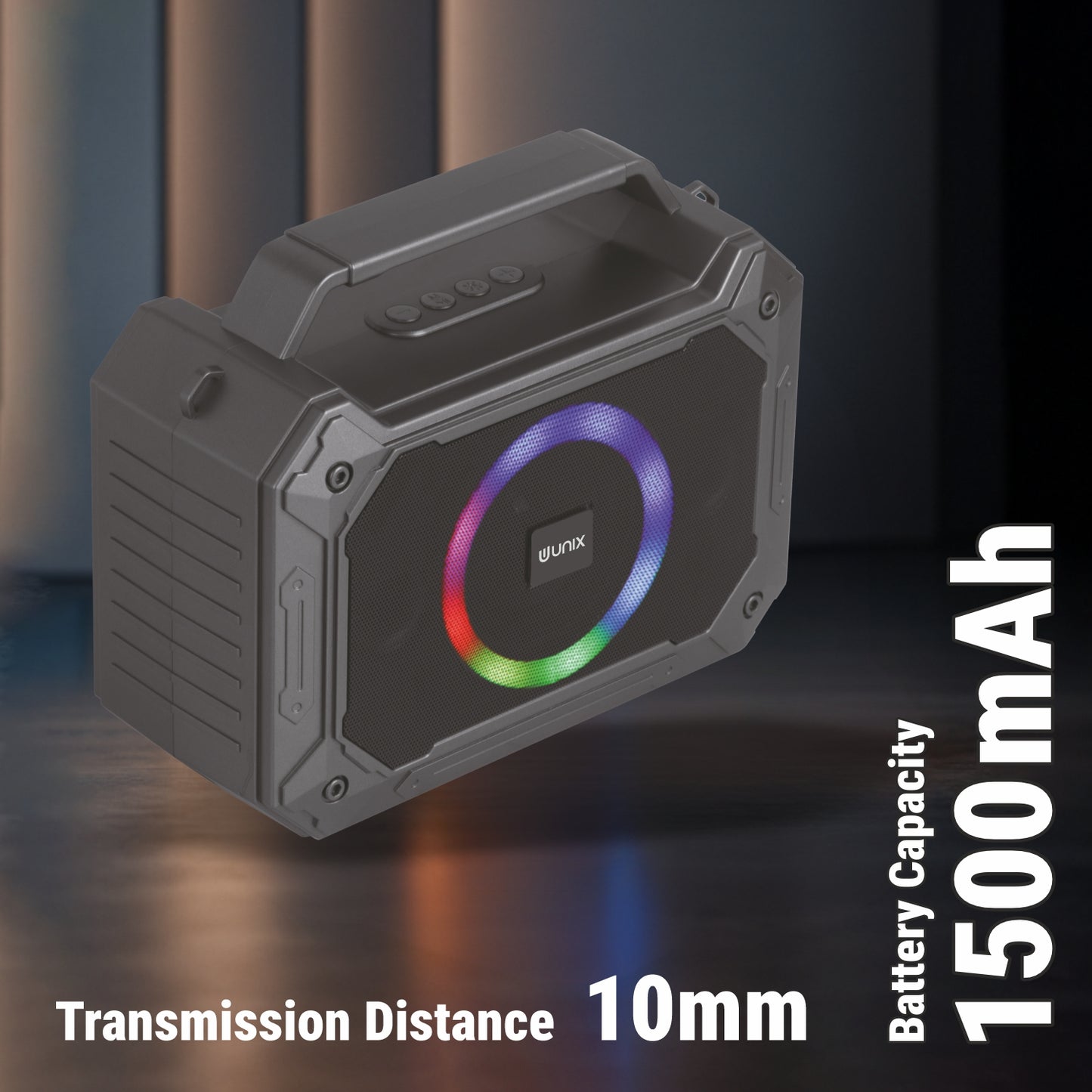 1500 mah battery capacity speaker 