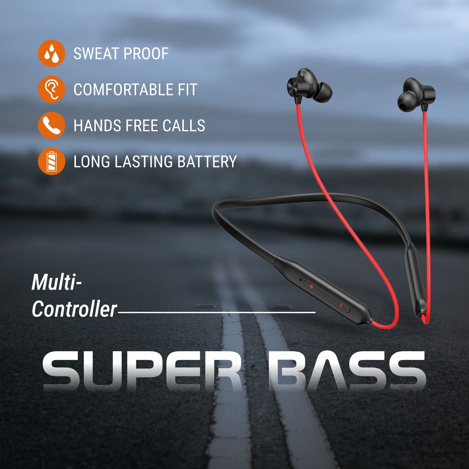 Unix N800 Bullets Wireless Neckband