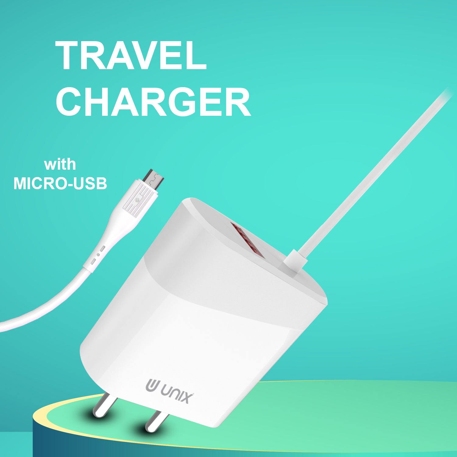 Unix UX-120 Best Travel Charger Micro USB Cable with 1 USB Port